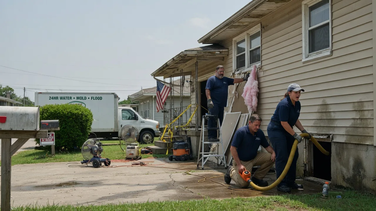 Water Damage Repair in Delcambre, LA near me